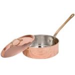 Bakır Karnıyarık Tencere Tek Kulp 3000 cc