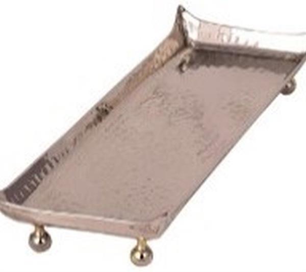 Bakır Dövme Ayaklı Sunum 36 cm