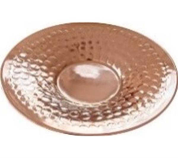 Bakır Yuvarlak Çay Tabağı 10 cm