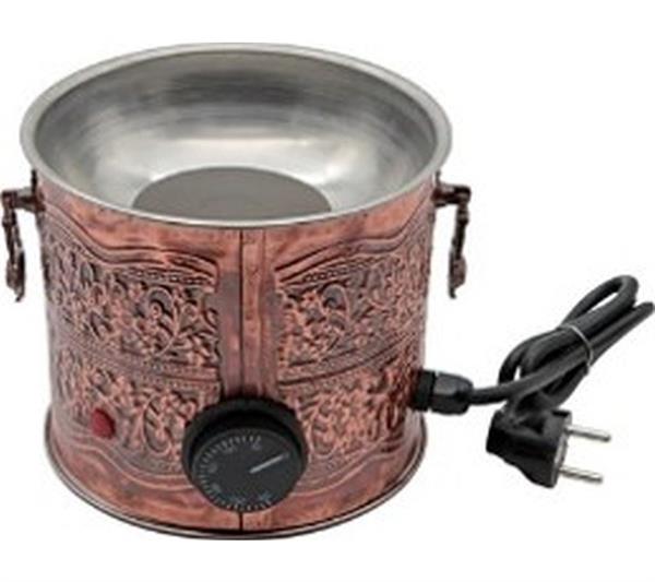 Bakır Küçük Boy Yuvarlak Kumda Kahve Pişirici 17 cm