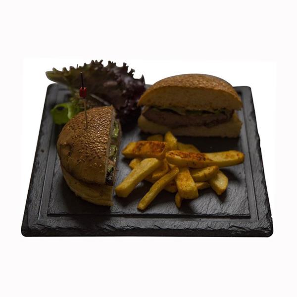 Kare Tabak Oluklu Naturel Kenar