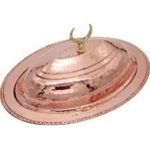 Bakır Kapaklı Kayık Sahan 35 cm