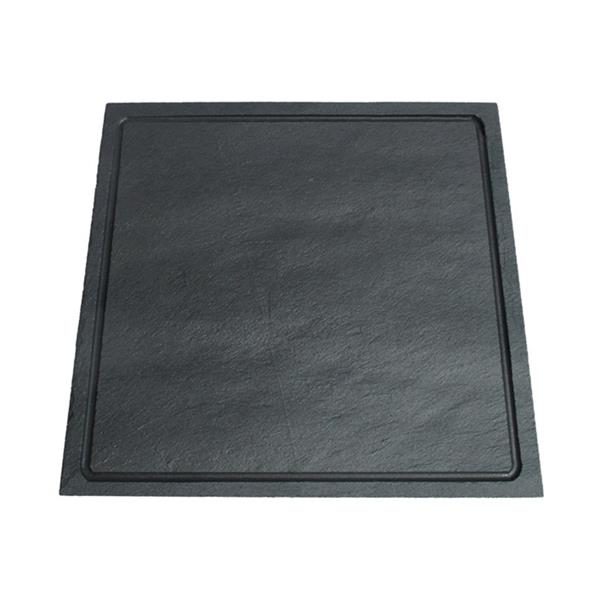 Kare Tabak Oluklu Düz Kenar