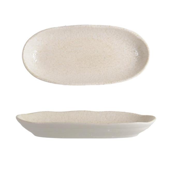 Kayla Organik Oval Tabak 28 cm