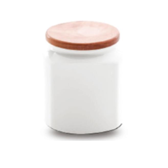 Enternasyonal Ahşap Kapaklı Kavanoz 15 Cm.