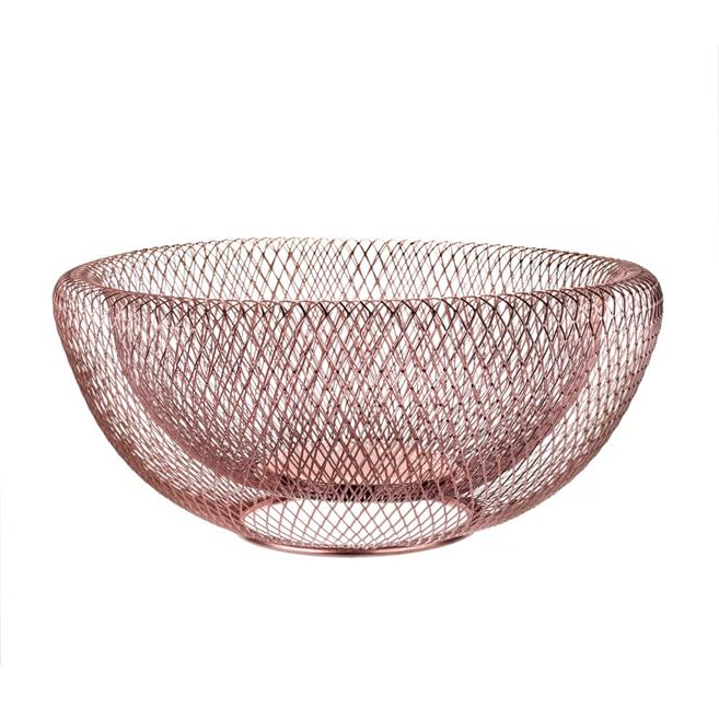 İthal Tel Meyve Sepeti Bakır