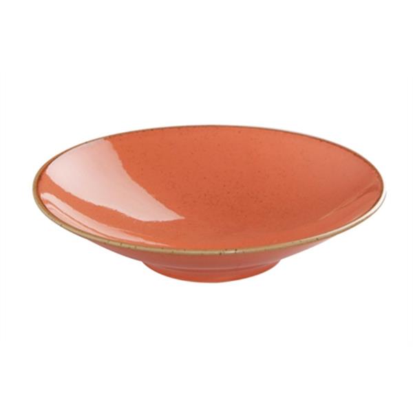 Porselen Seasons Turuncu Çukur Tabak 20C