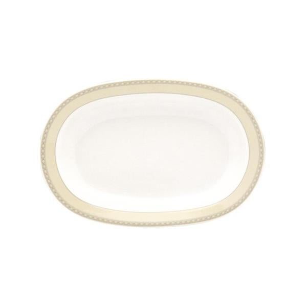 Porselen Mabeyin Kayık Tabak 12x17 cm