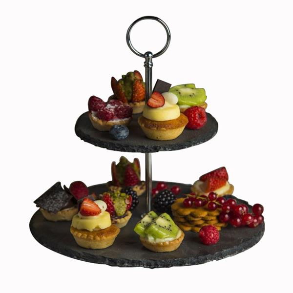 Yuvarlak 2'li Kek Standı