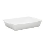 Porselen Beyaz Fırın Kabı 40Cm     