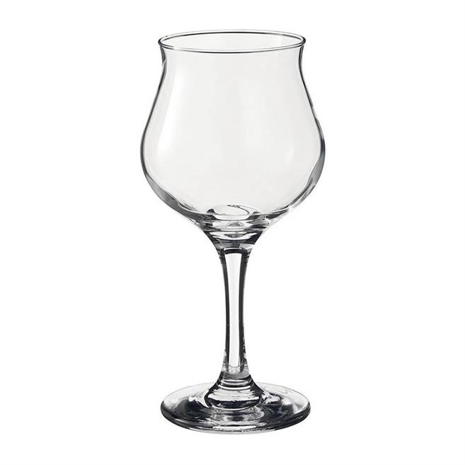 440258 Wavy Beyaz Şarap Bardağı