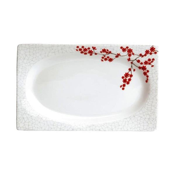 Porselen Moribana Kayık Tabak 24 cm