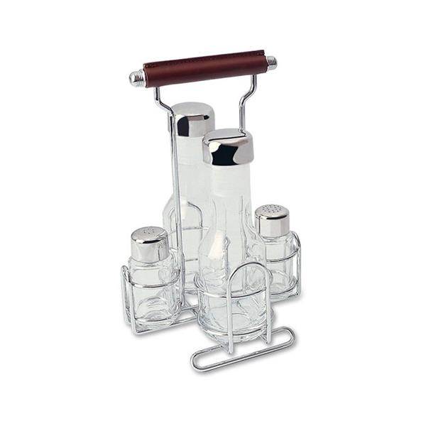 Viyana Tuzluk Biberlik Yağlık Sirkelik Set Saplı