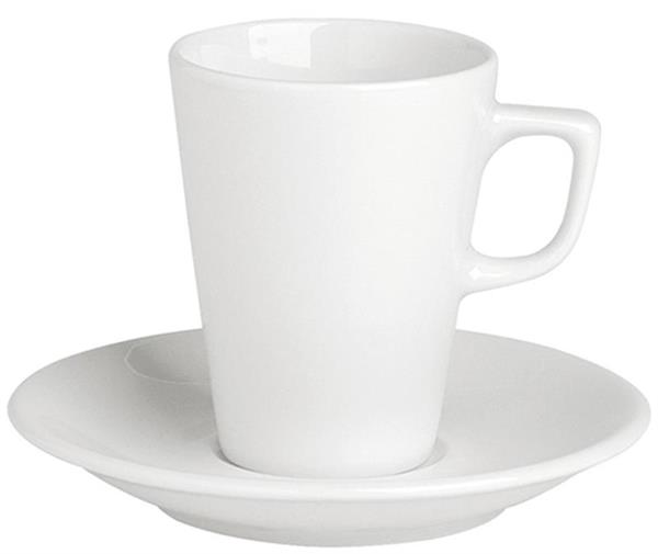 Porselen Soley Beyaz Tabaklı Kahve Finca