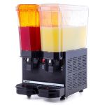 Klasik Twin Fıskiyeli+Fıskiyeli Soğuk İçecek Dispenseri 20+20 Litre Siyah 40.SSB