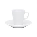 Porselen Soley Beyaz Tabaklı Kahve Finca