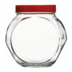 80002 Bella Kırmızı Kapaklı Kavanoz