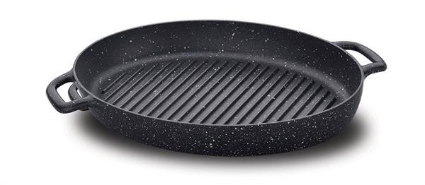 Gusto Volkanit Döküm İki Kulplu Oval Tava