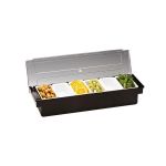 6'lı Polikarbonat Kapaklı Bar Konteyner