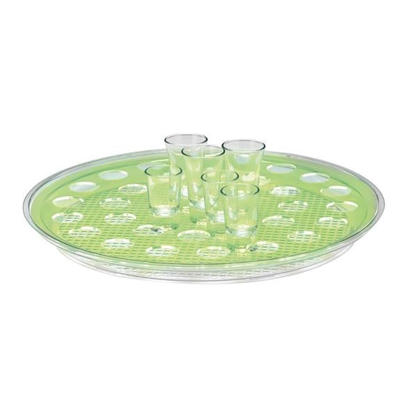 Polikarbonat Tepsili Shot Servisi 35'li