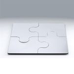 Kare Puzzle Aynalı Teşhir Standı