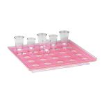 Polikarbonat Tepsili Shot Servisi 25'li