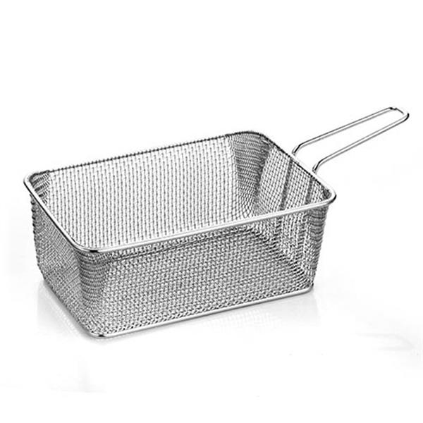 Paslanmaz Dikdörtgen Sunum Sepeti - Derin