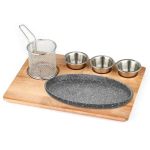 Döküm Oval Derin Fajita Sunum Seti