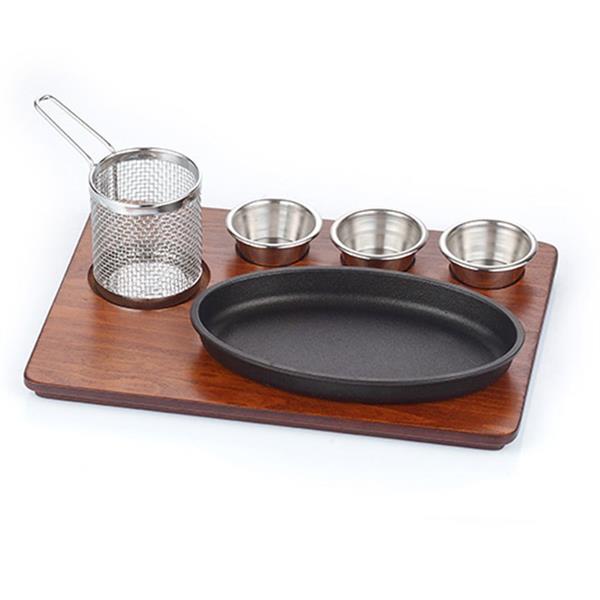 Döküm Oval Derin Fajita Sunum Seti