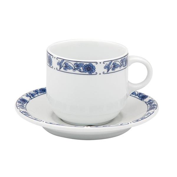 Porselen Blue Bird Tabaklı Çay Fincanı 1