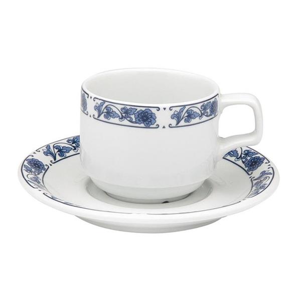 Porselen Blue Bird Tabaklı Çay Fincanı 1