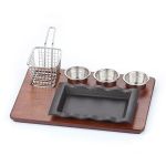 Döküm Dalgalı Fajita Sunum Seti