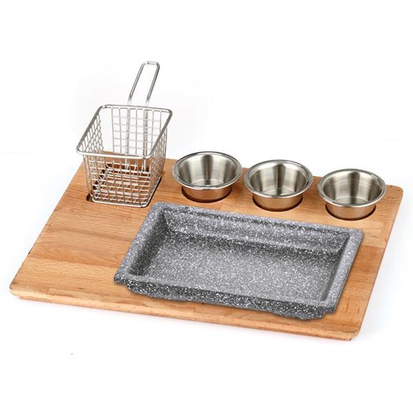 Döküm Kare Fajita Sunum Seti