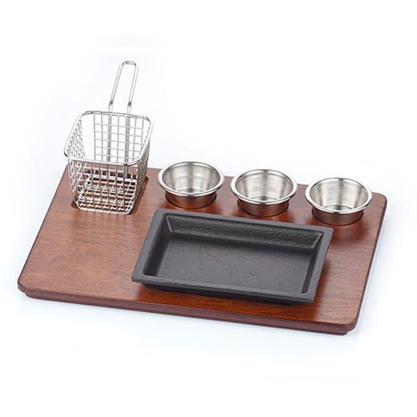 Döküm Kare Fajita Sunum Seti