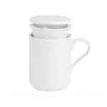 Porselen Ortak Ürünler Kapaklı Süzgeçli Kupa