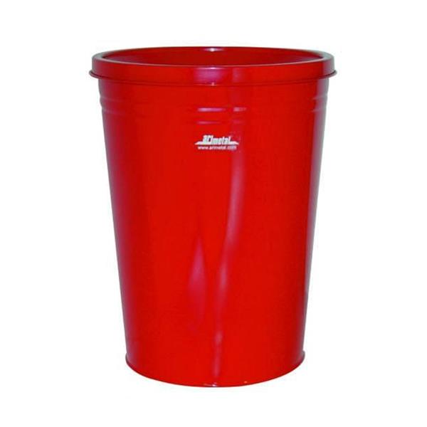 Boyalı Konik Çöp Kovası