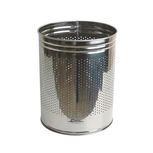 Paslanmaz Delikli Çöp Kovası