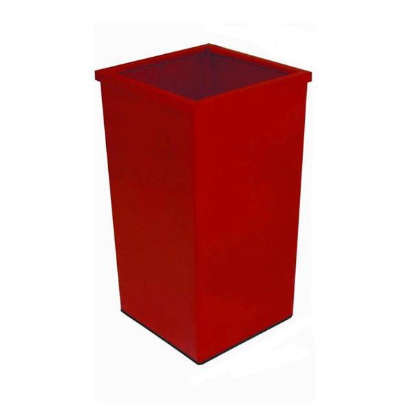 Boyalı Kare Çöp Kovası