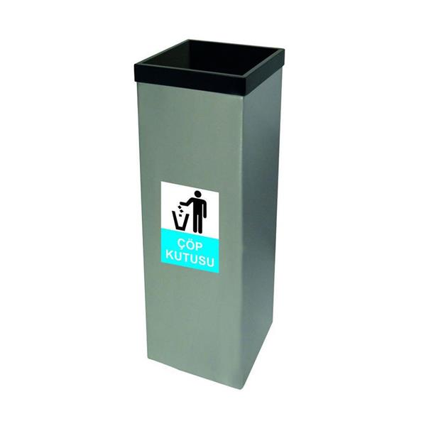 Çemberli Paslanmaz Çöp Kovası