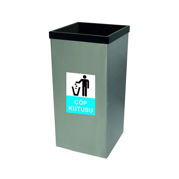 Çemberli Paslanmaz Çöp Kovası