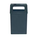 Kare Kapaklı Küllüklü Çöp Kovası