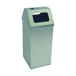 Kare Kapaklı Çöp Kovası