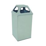 Piramit Kapaklı Çöp Kovası