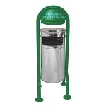 Paslanmaz Çelik Ayaklı Çöp Kovası