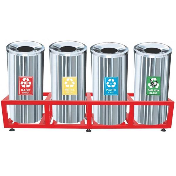 Geri Dönüşüm Çöp Kovası Seti