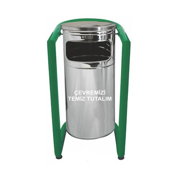 U Tipi Paslanmaz Çelik Çöp Kovası