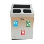 Geri Dönüşüm Çöp Kovası 3 Bölmeli