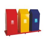 Çatı Kapaklı Geri Dönüşüm Çöp Kovası