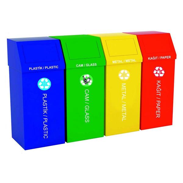 4'lü Geri Dönüşüm Kovası