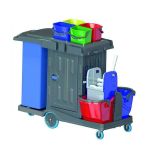 Kat Temizlik Arabası Pressli